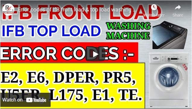 ifb top front load washing machine